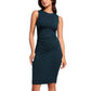 👗Rochie fără mâneci, elastică, mulată, cu pliuri