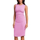 👗Rochie fără mâneci, elastică, mulată, cu pliuri
