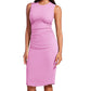 👗Rochie fără mâneci, elastică, mulată, cu pliuri