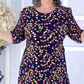 Rochie midi cu buline colorate pentru femei