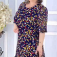 Rochie midi cu buline colorate pentru femei