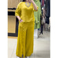 Femeii Casual Seven Sleeve Top Loose butonul în jos pantaloni două piese Set