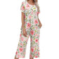 🌸2026 Reducere de 50%⏳Set de pijamale pentru femei cu top și pantaloni imprimați