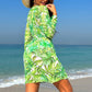 Set de bikini 3 piese pentru femei cu cover-up
