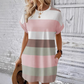 【S-4XL】👗Rochie casual pentru femei cu gât rotund