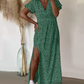 Rochie extra lungă imprimată