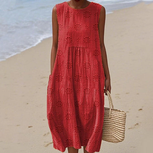 🔥Rochie casual fără mâneci pentru femei👗