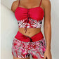 👙Costum de baie imprimat din două piese pentru femei