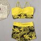 👙Costum de baie imprimat din două piese pentru femei
