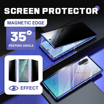 Husă magnetică pentru întreg corpul cu protecție anti-spionaj pentru ecran pentru Samsung