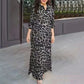 Rochie casual pentru femei cu imprimeu leopard