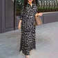 Rochie casual pentru femei cu imprimeu leopard