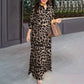 Rochie casual pentru femei cu imprimeu leopard