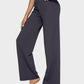 💖PROMOTIE DE ZIUA DE AZI - 50% REDUCERE 💖 Pantaloni largi casual pentru yoga, cu talie înaltă, pentru femei
