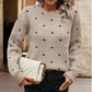 Women's Polka Dot Pullover Sweater