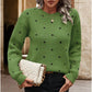 Women's Polka Dot Pullover Sweater