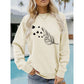 Women's Feather & Heart Print Top