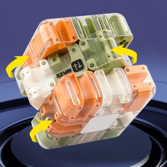 Fun 3D labirint de rulare puzzle cub