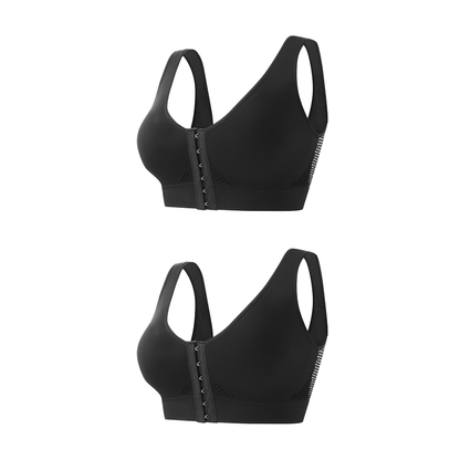 Biustonosz damski bez fiszbin z zapięciem z przodu