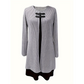 👗40 % REDUCERE !📢Rochie din două piese, în linie A, până la genunchi, pentru femei