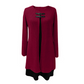 👗40 % REDUCERE !📢Rochie din două piese, în linie A, până la genunchi, pentru femei