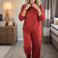 👚👖 Set din 2 piese pentru femei: pulover cu paiete și pantaloni