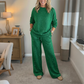 👚👖 Set din 2 piese pentru femei: pulover cu paiete și pantaloni