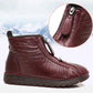 👢 50% REDUCERE ACUM! ❄️ Ghete de iarnă cu fermoar pentru femei – rezistente la apă, căptușeală confortabilă și talpă antiderapantă pentru zilele reci 🧥📦