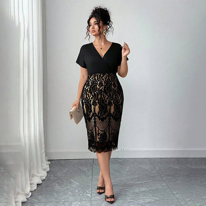 🎉【Livrare gratuită 】👗 Rochie casual pentru femei, cu decolteu în V