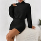 Rochie mulată din tricot cu volane pentru femei