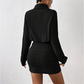 Rochie mulată din tricot cu volane pentru femei