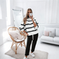 🌸🥰 Set sport pentru femei cu dungi, 2 piese