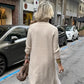 Rochie midi elegantă din tricot pentru femei, cu fante laterale