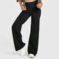 ⏰ OFERTĂ LIMITATĂ ÎN TIMP | Pantaloni femei cu talie înaltă și material elastic, model confortabil casual