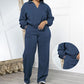 Set cu bluză cu mâneci lungi și pantaloni cu șnur elastic