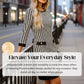 🏆 Reduceri fierbinți - 49% REDUCERE ✨Rochie midi mulată cu guler rotund și imprimeu houndstooth pentru femei