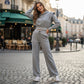 Set tricou cu glugă și pantaloni de trening