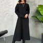 Ținute din tricot din două piese pentru femei Rochie midi fără mâneci și top scurt