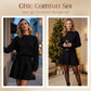 💃 Rochie mini din tricot cu guler înalt pentru femei