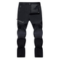 Pantaloni tactici de drumeție pentru bărbați cu buzunare cu fermoar