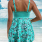 🥳VÂNZARE TOP 2026🥳💞50K+ VÂNDUTE!🎀💫 REDUCERE 45%! 👙Costum de baie separabil cu top cu bretele și pantaloni scurți mulati