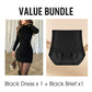 Rochie mini din tricot cu nervuri pentru femei