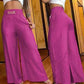 💝Reducere de 50%💝Pantaloni cu talie înaltă și picior larg pentru femei, cu accent pe centură