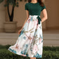 Rochie midi cu imprimeu floral pentru femei