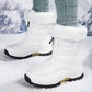 ❄️Livrare gratuită👢 Cizme de zăpadă antiderapante și călduroase pentru femei, cu fermoar