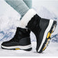 ❄️Livrare gratuită👢 Cizme de zăpadă antiderapante și călduroase pentru femei, cu fermoar