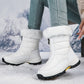 ❄️Livrare gratuită👢 Cizme de zăpadă antiderapante și călduroase pentru femei, cu fermoar