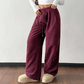 ⏳Reducere de 50% pentru o perioadă limitată⏰Pantaloni casual din catifea cu croi lejer pentru femei👖