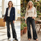 ✨🔥Blugi retro evazați pentru femei, cu buzunare👖