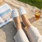 Mocasini plat, respirabili, cu decupaje florale, pentru femei